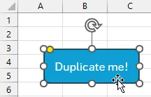 A drawing object in Microsoft Excel