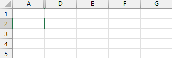 Hidden columns in Microsoft Excel