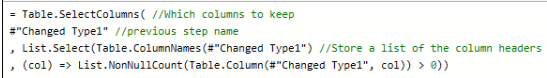 Example of M