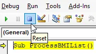 Reset