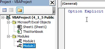 Option explicit