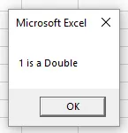 Return double