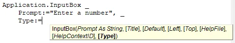 Type parameter