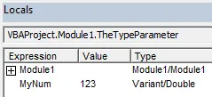 Return type