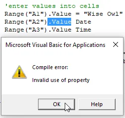 Excel Visual Basic for Applications online training